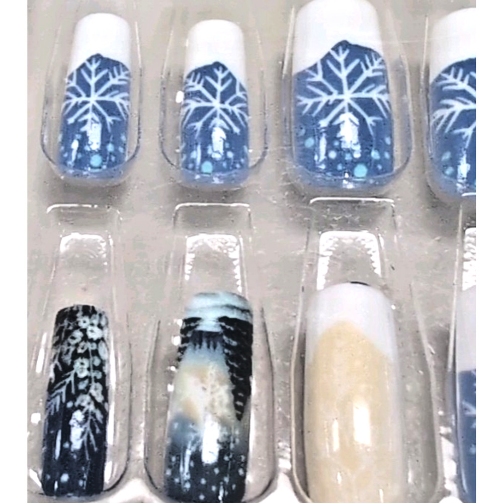 Holiday False Nail Lot of 6 Sets Halloween‎ 4th of July Christmas Valentines Day - Picture 7 of 13